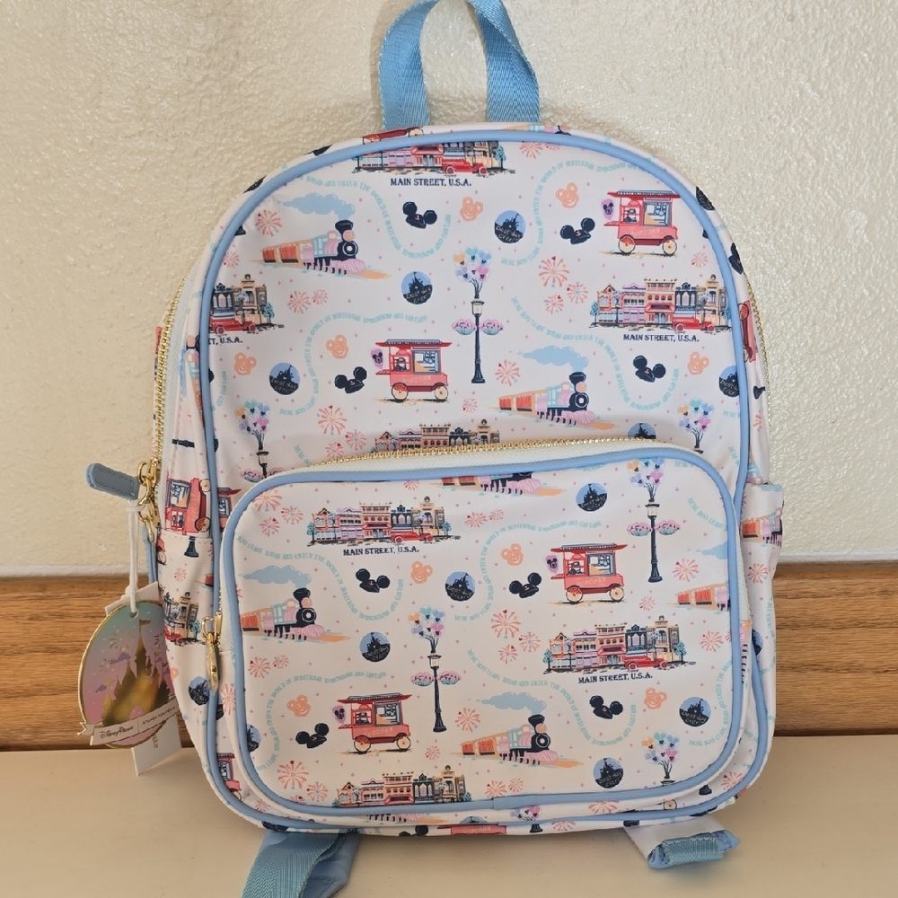 NWT Stoney Clover Lane Disney Main Street USA Mini Backpack